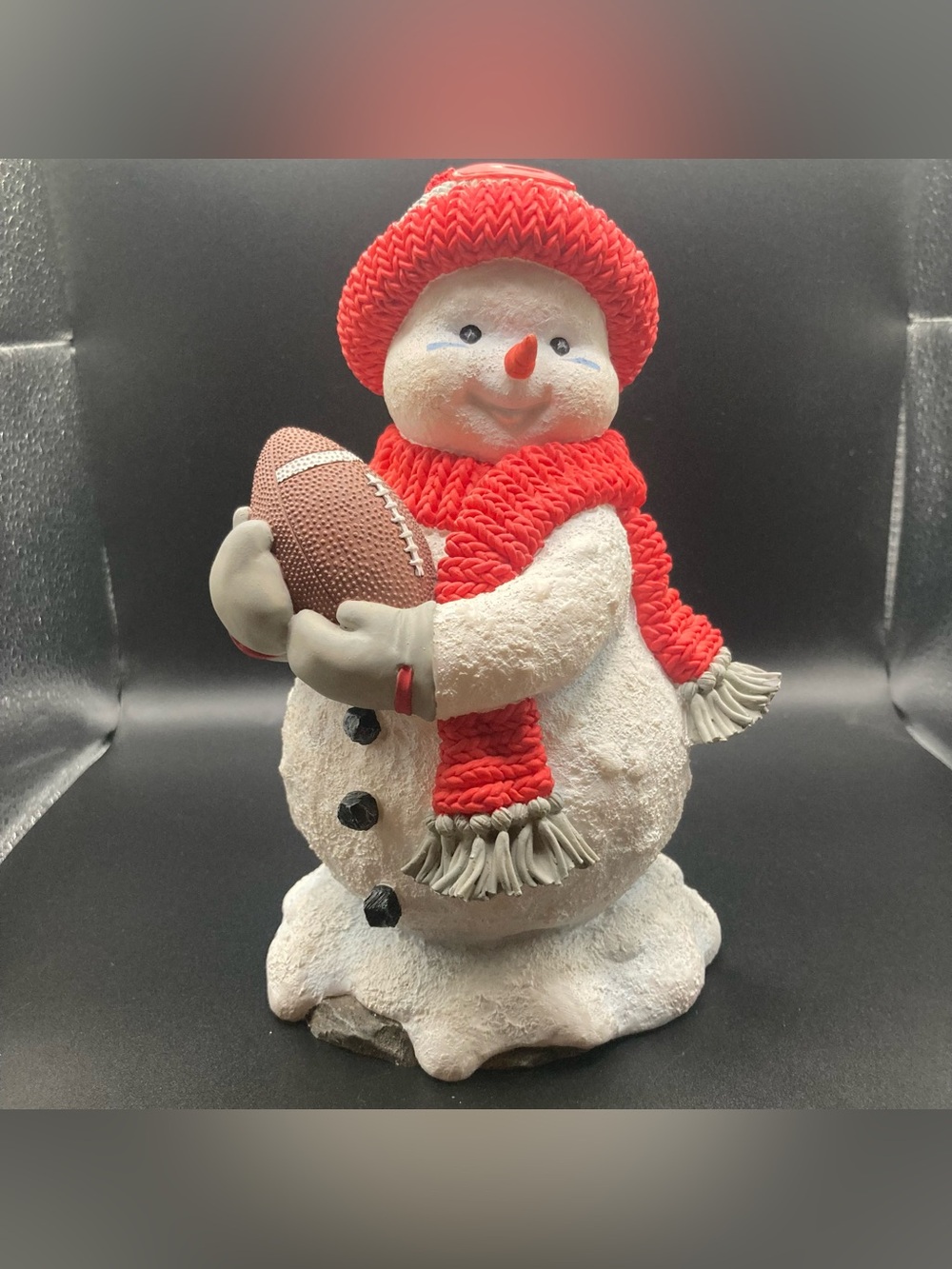 Vintage Georgia Bulldogs Henry Snowman Christmas Football Decor X Mas UGA